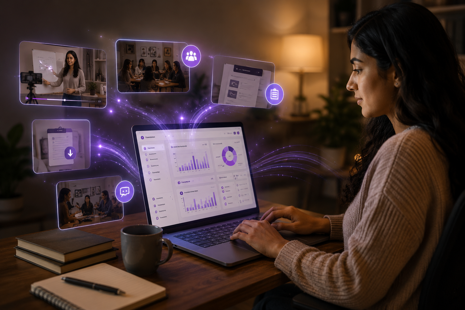 Scalable digital coaching products